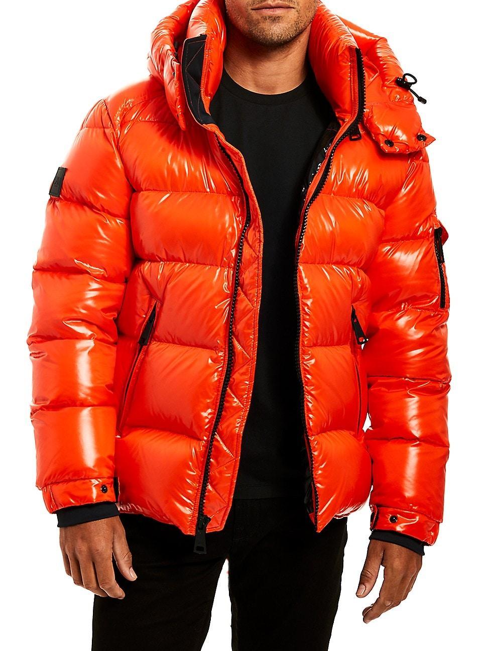 Mens Glacier Hooded Down Coat Product Image