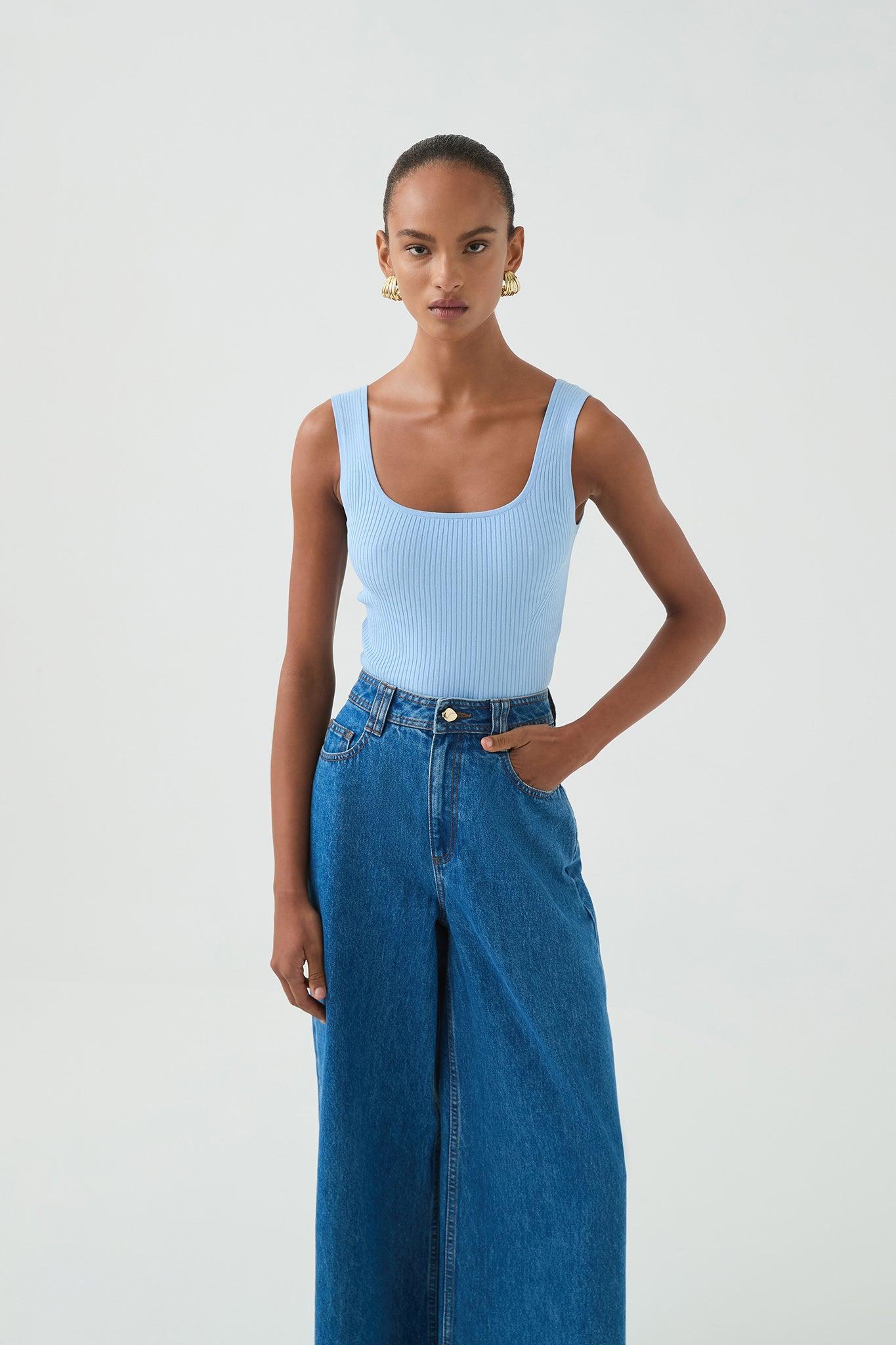 Deia Rib Knit Top Product Image