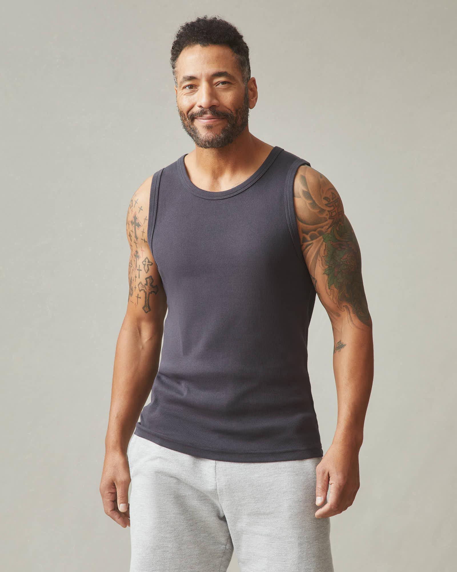 Men's Rib Tank - Metropolitan Grey Product Image