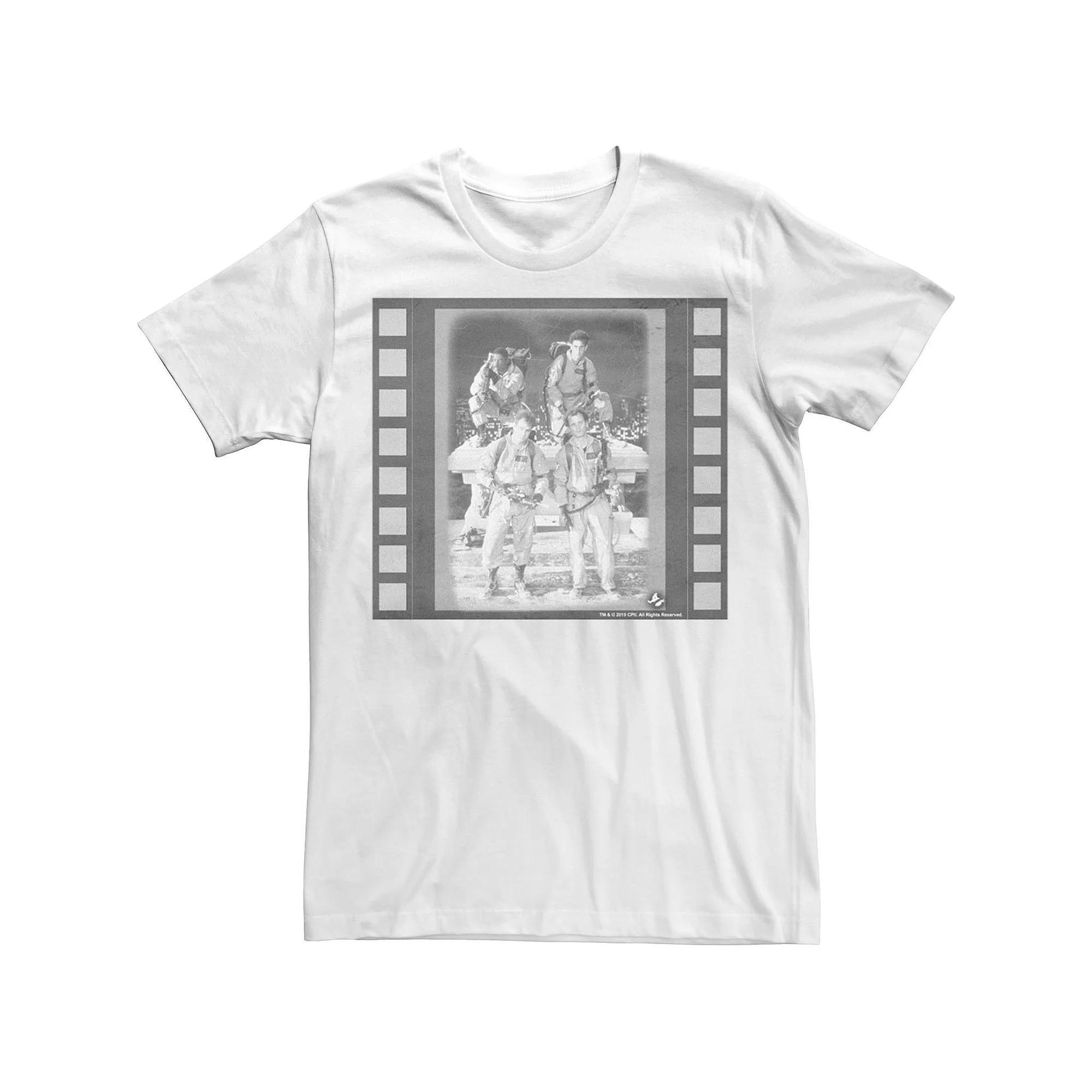 Men's Ghostbusters Group Shot Vintage Film Poster Tee, Size: XXL, White Product Image
