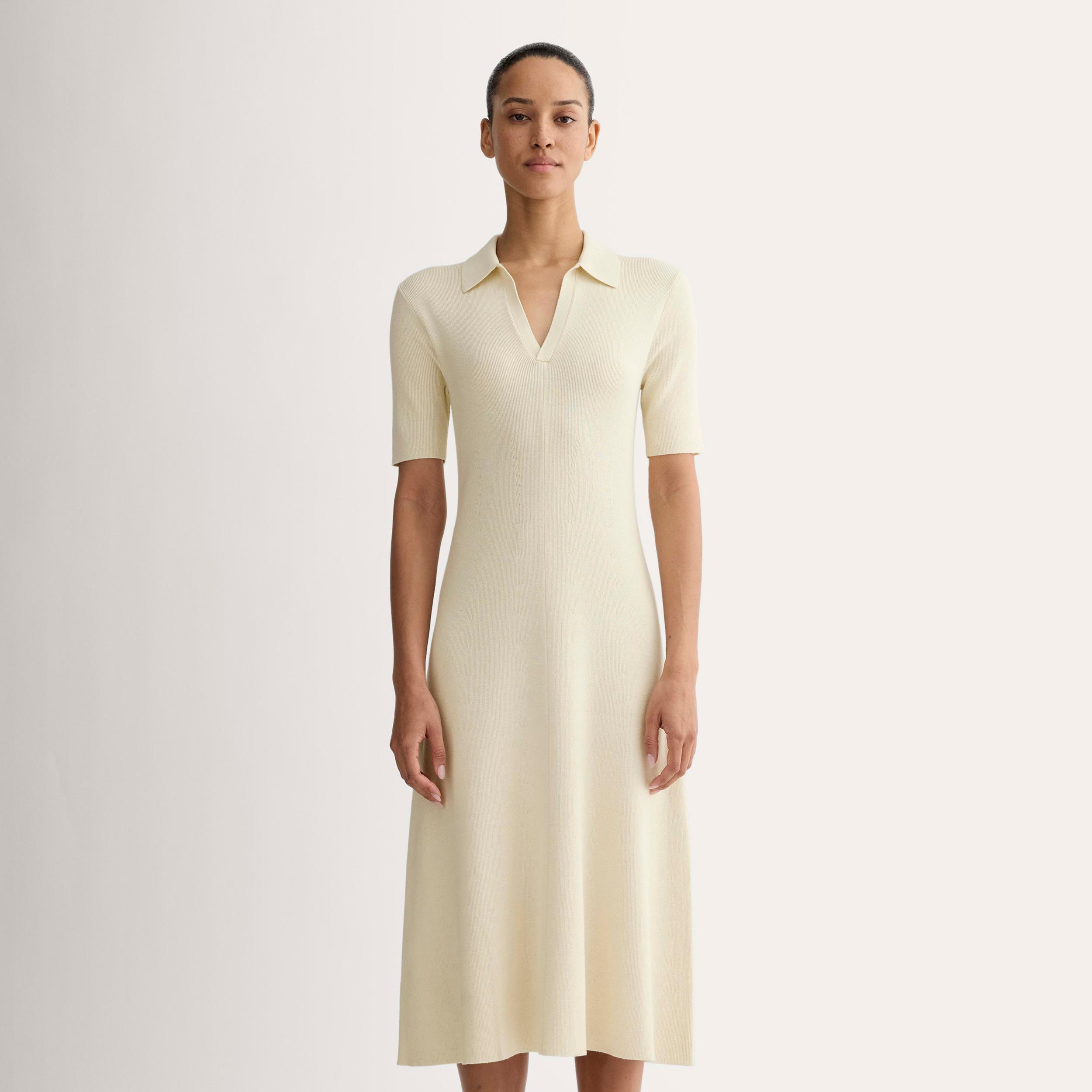 The Knit Polo Dress Product Image