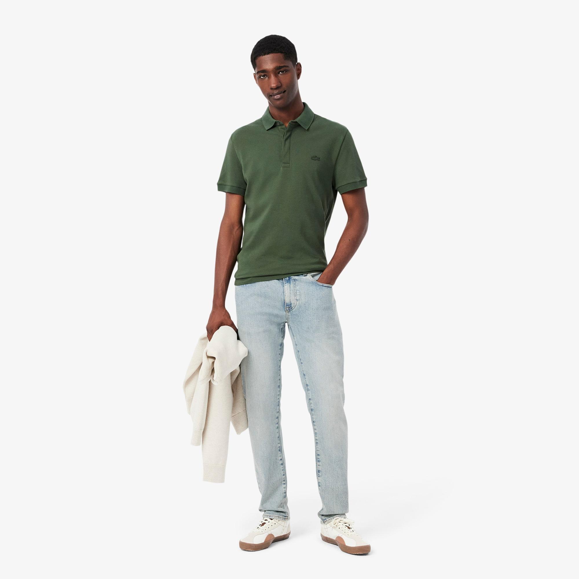 5 Pocket Slim Fit Indigo Jeans Product Image