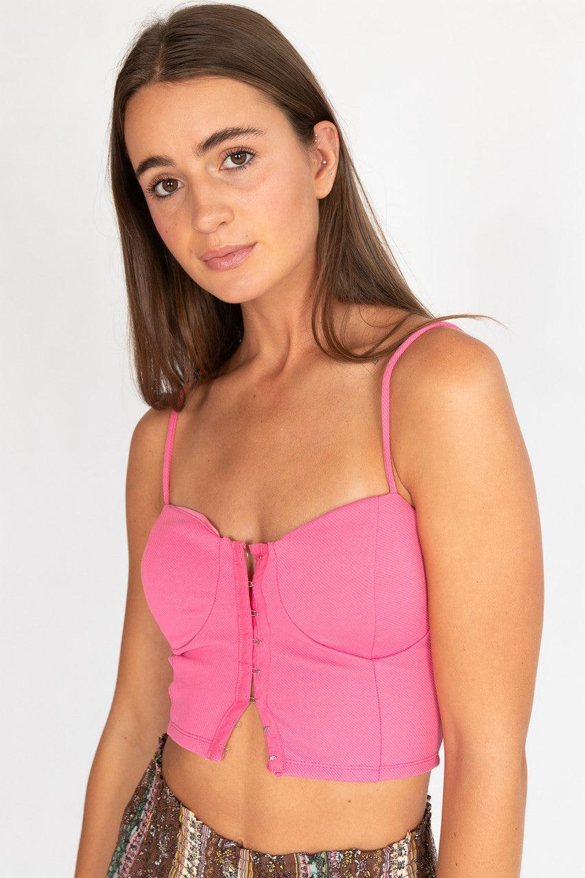 Hook & Eye Bustier Crop Top Product Image