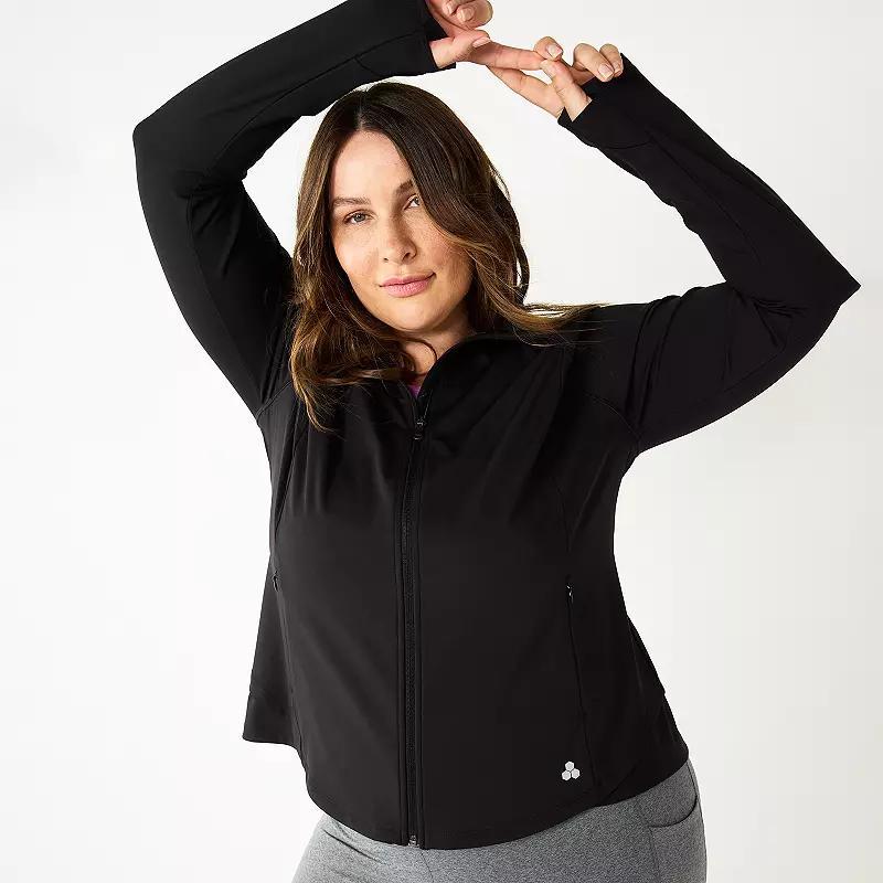 Plus Size Tek Gear® Ultrastretch Performance Jacket, Women's, Size: 4XL, Black Product Image