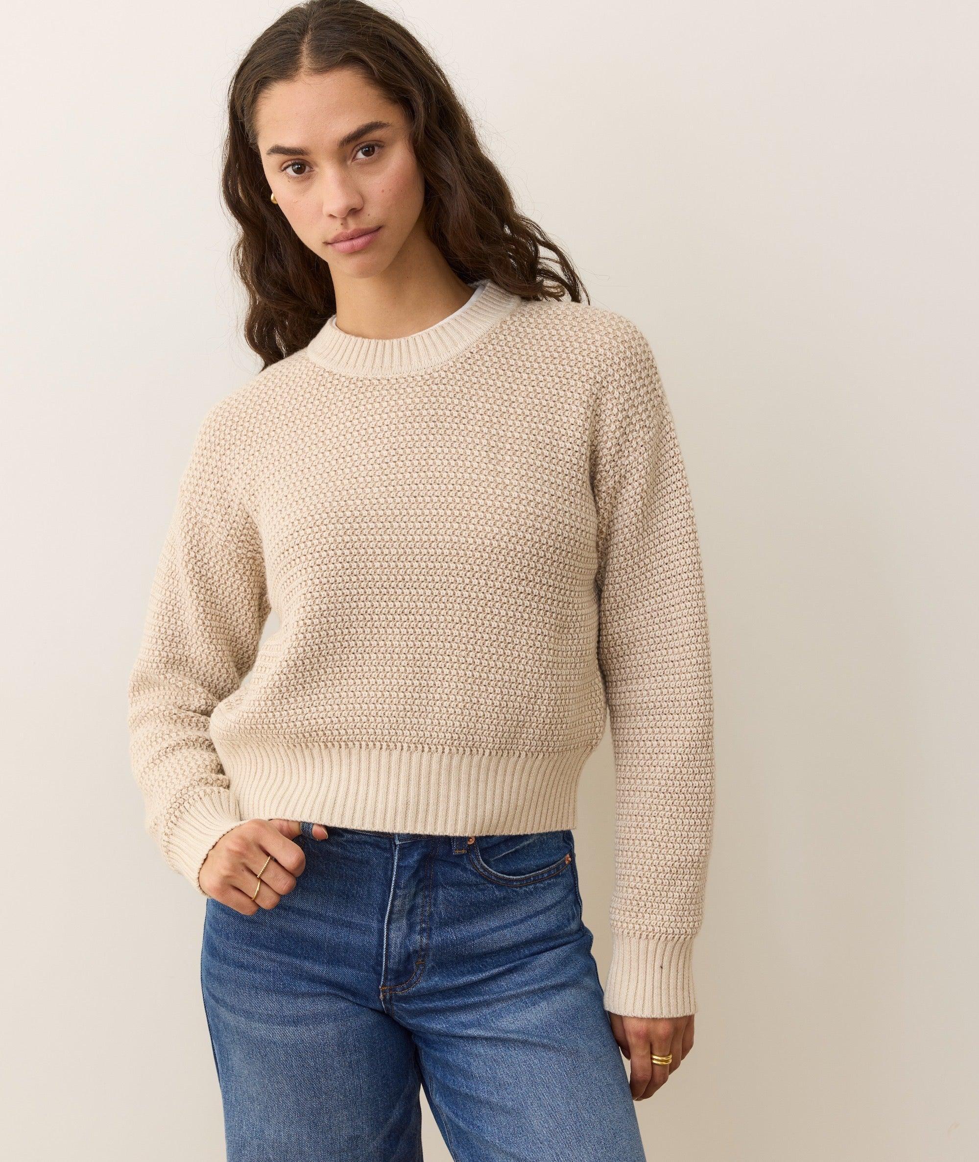 Robin Textured Crewneck Sweater Product Image