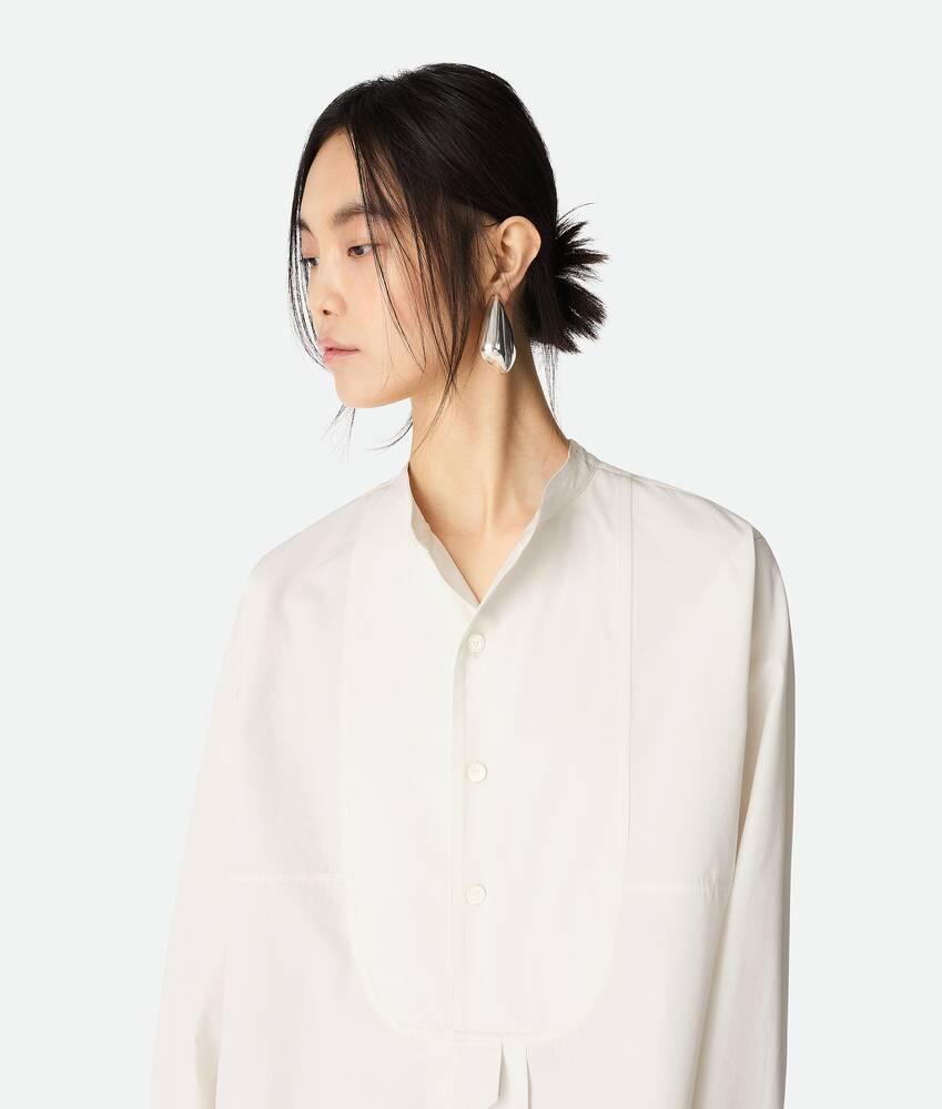 Women's Compact Cotton Dress in Chalk Product Image