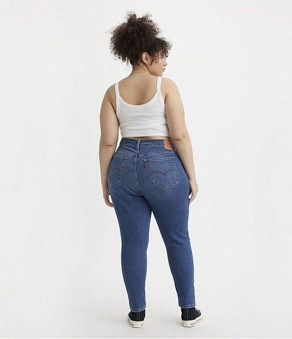 Levi's Plus Size 721 High Rise Destructed Skinny Jeans Product Image