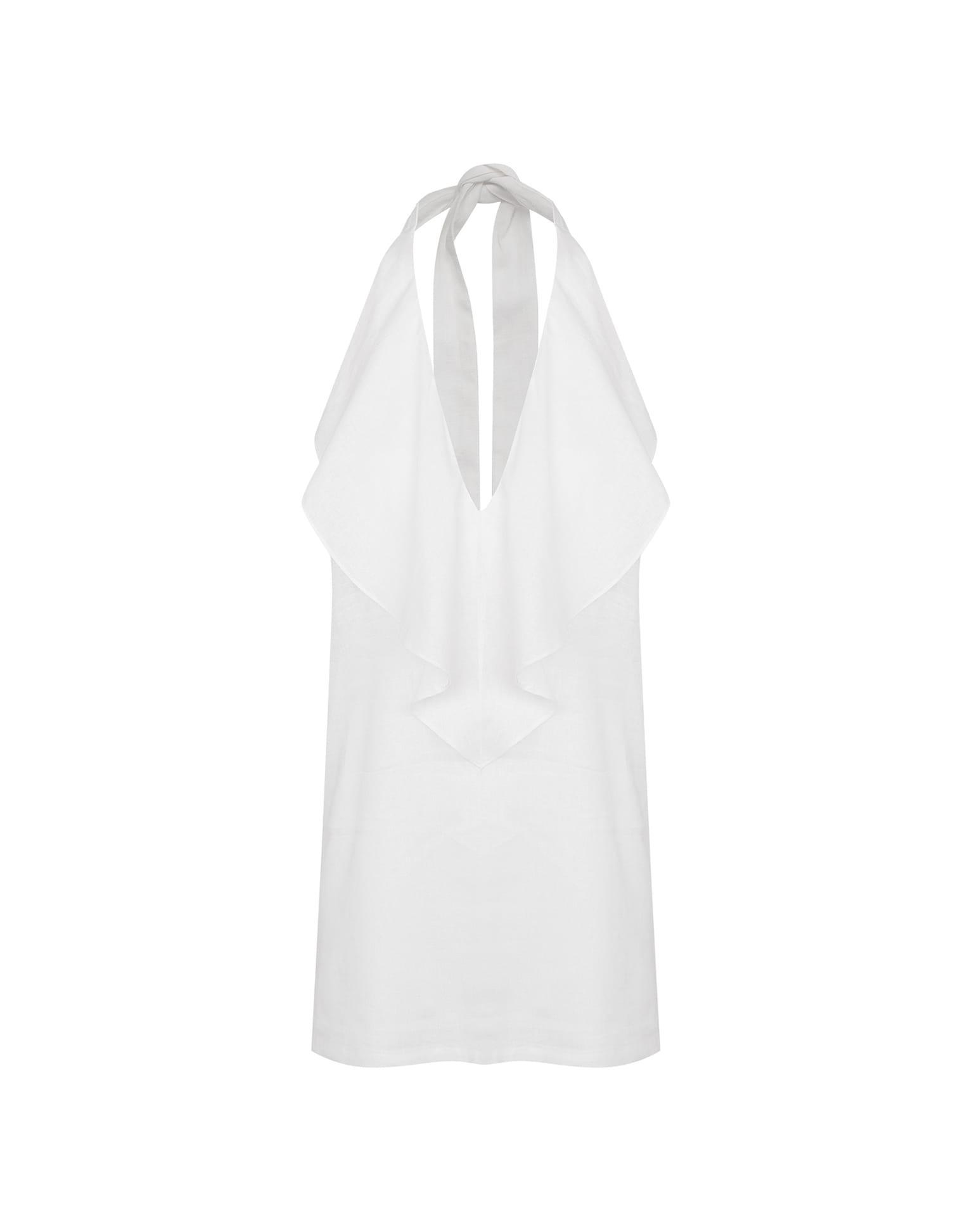Gaia Short Dress - Off White Product Image