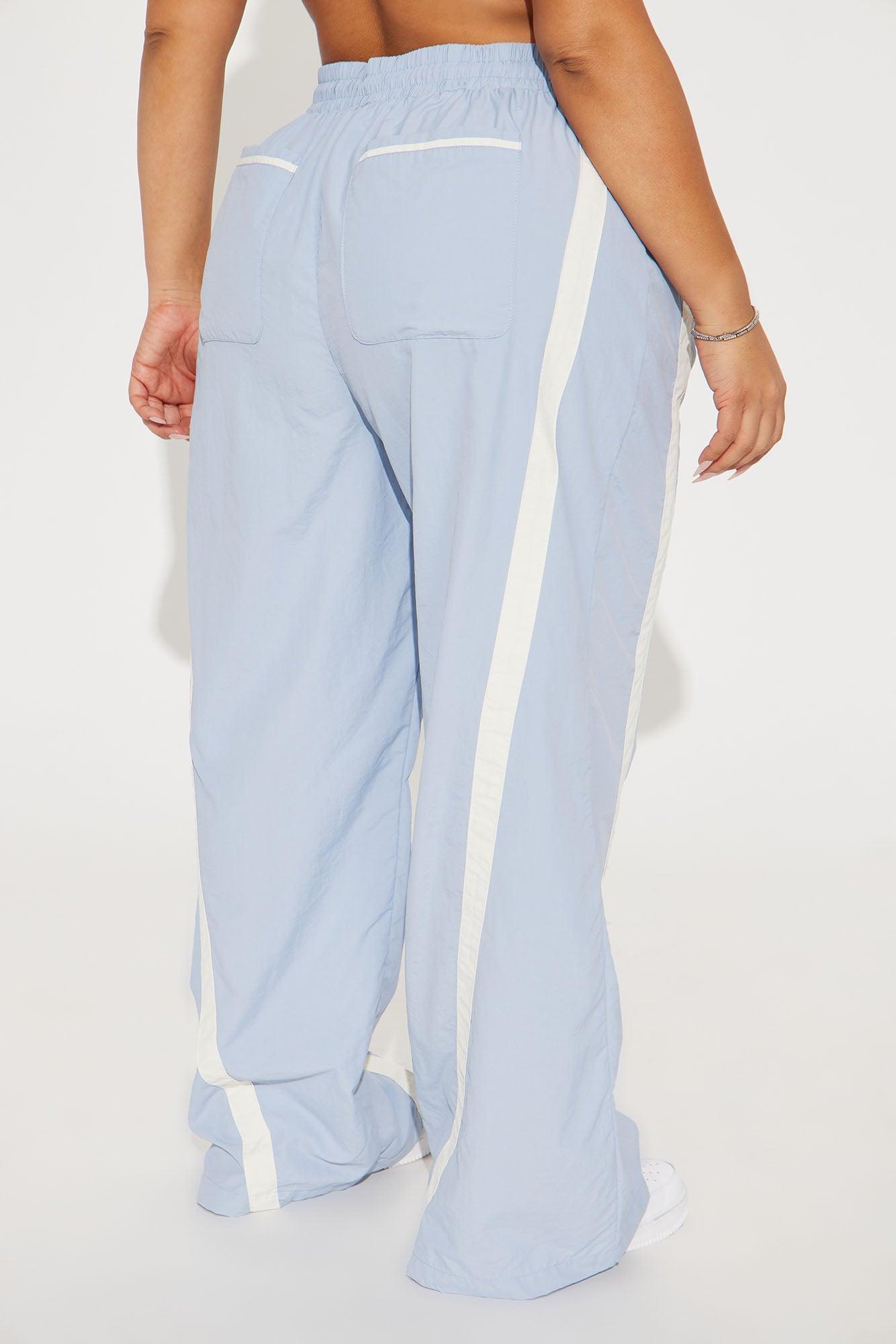 Sailor Windbreaker Track Pant - Light Blue Product Image