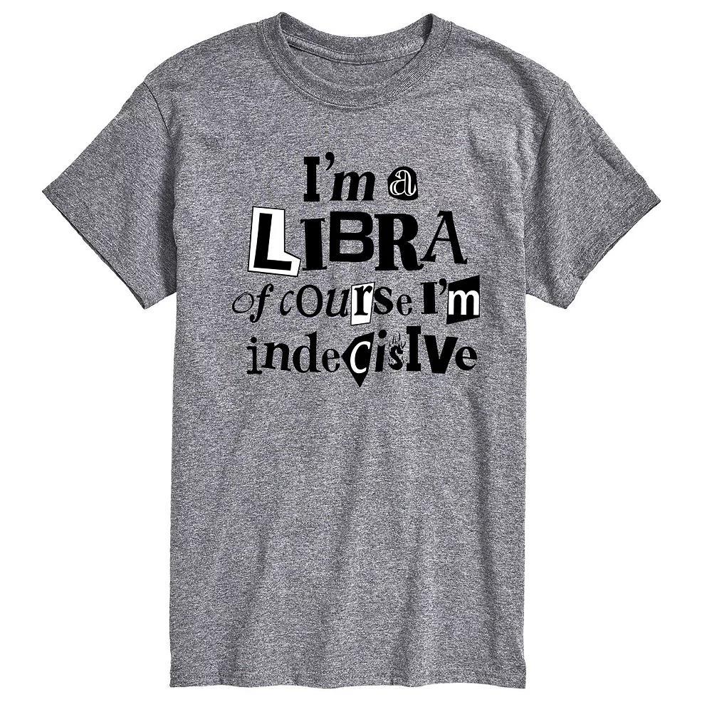 Mens Libra Indecisive Graphic Tee Ivory Product Image
