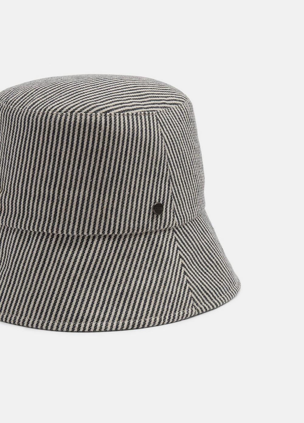 Stripe Cotton Canvas Bucket Hat Product Image