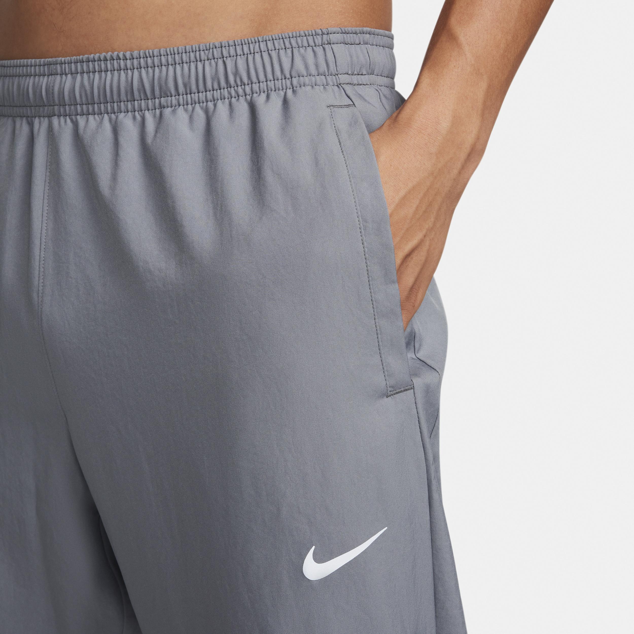 Nike Men's Challenger Dri-FIT Woven Running Pants in Grey/Smoke Grey Size Medium Polyester Product Image