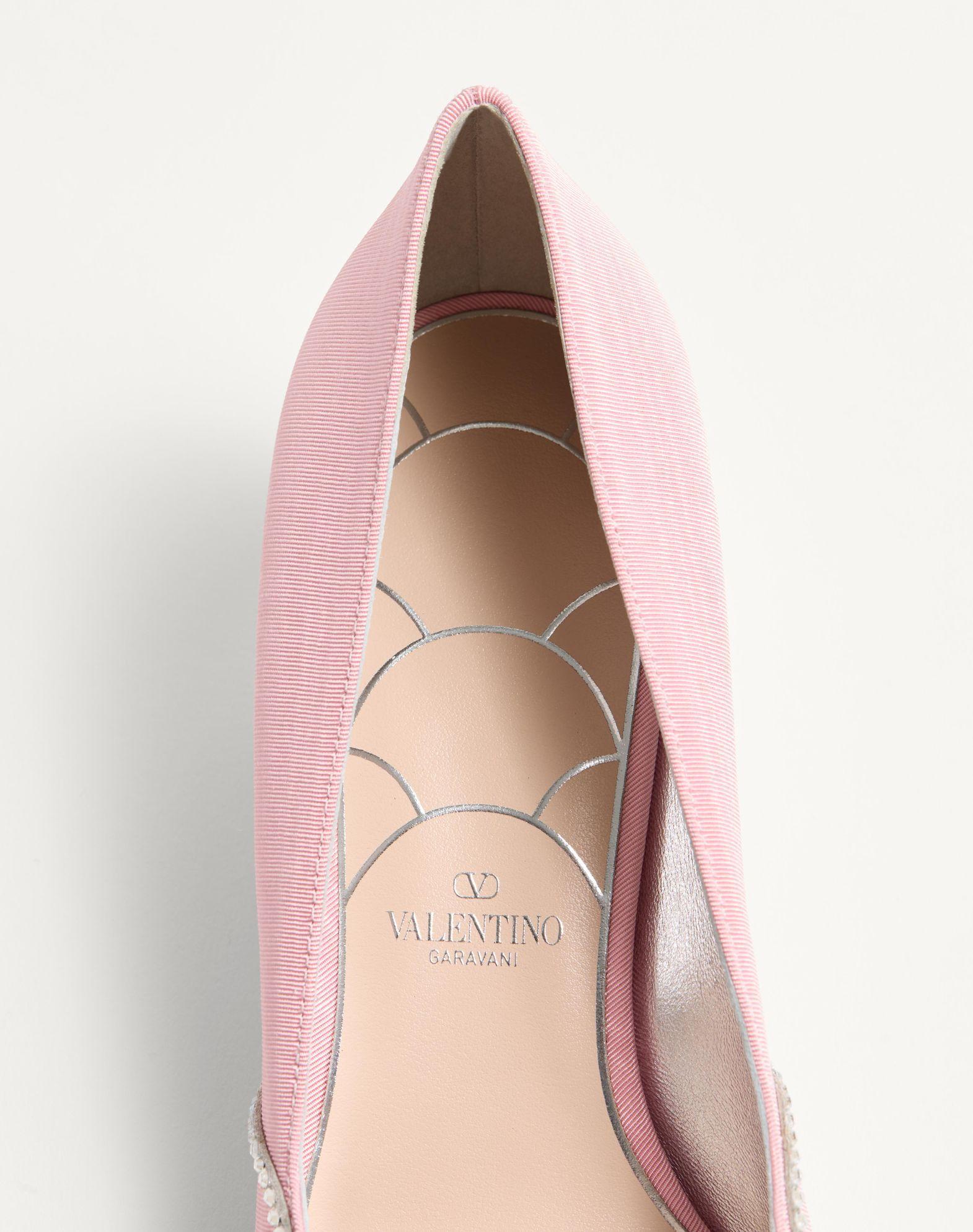 Bowow Pumps In Moirè Fabric With Crystals 45Mm Product Image