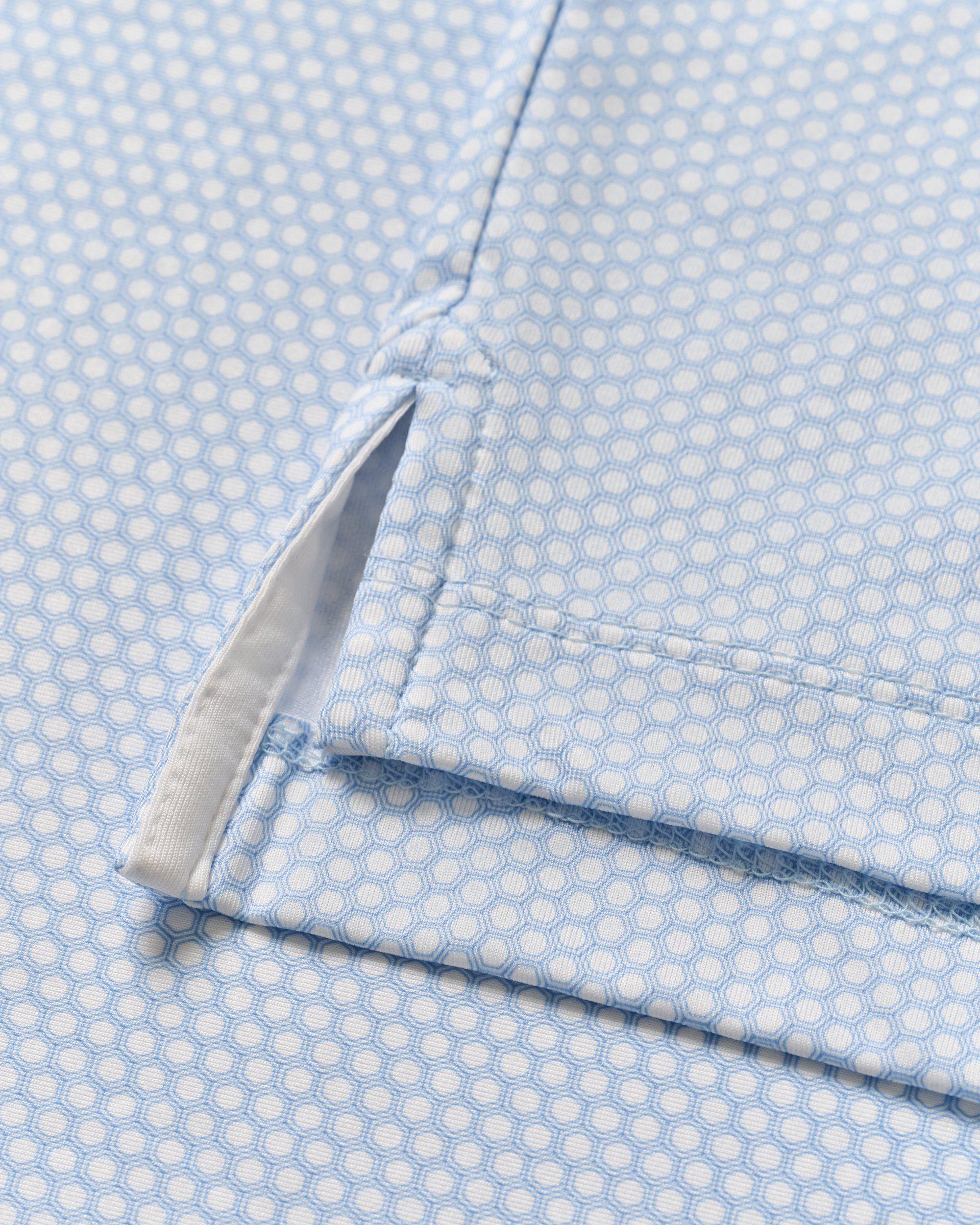 Performance Jersey Polo - Hex Print Male Product Image