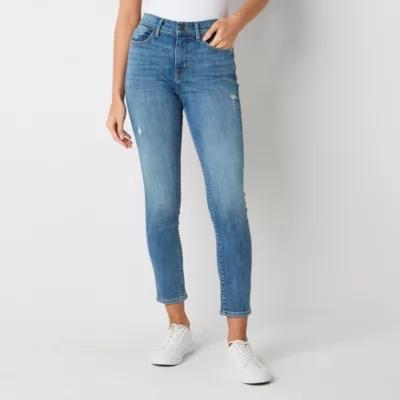 a.n.a. Womens High Rise Skinny Ankle Jean Product Image