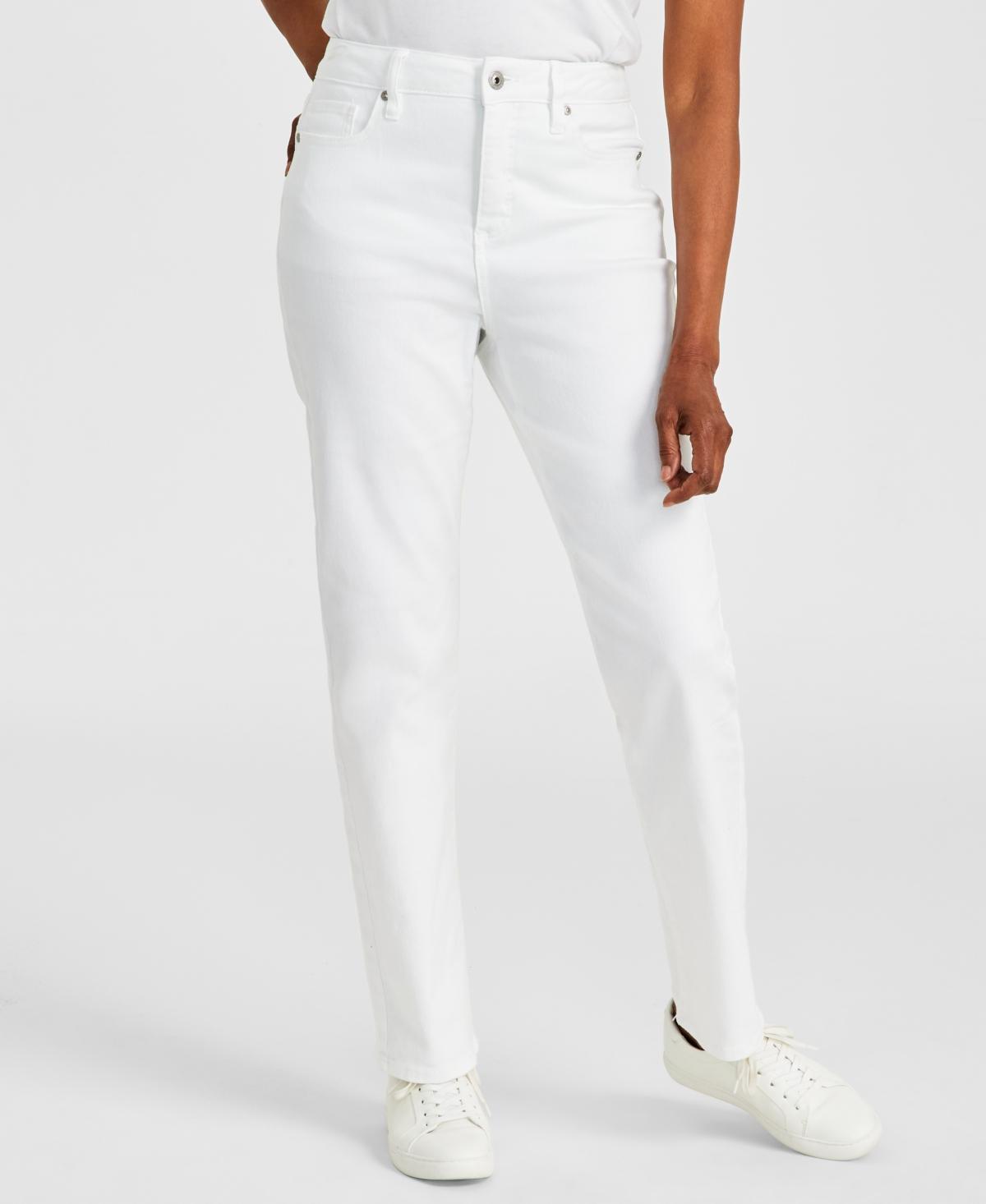 Style & Co Womens High Rise Straight-Leg Jeans, Regular, Short and Long Lengths, Created for Macys Product Image