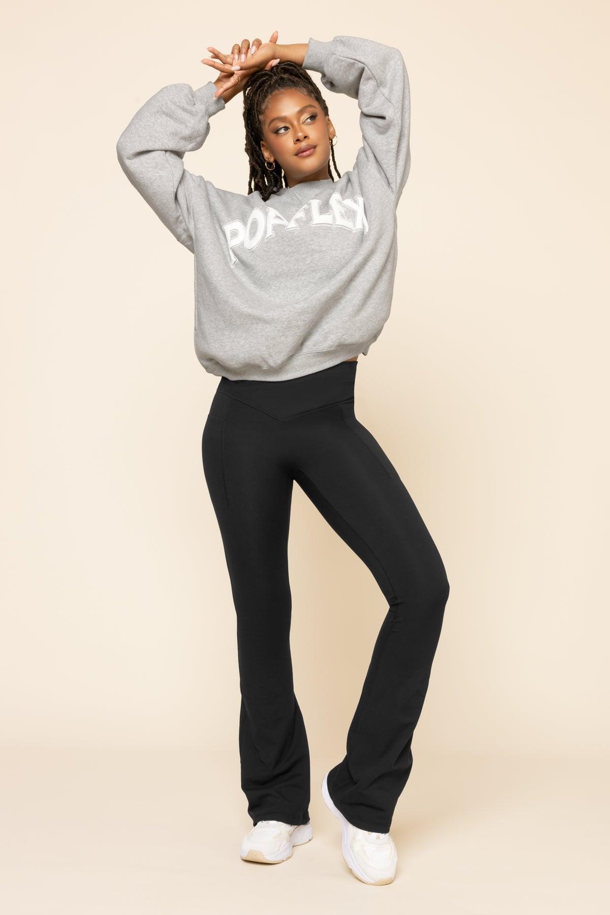 POPFLEX® Cloud Crewneck Sweater - Heather Grey Product Image