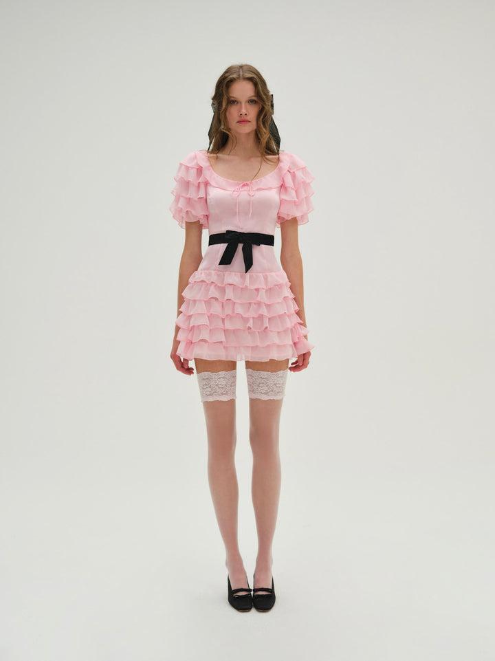 Danali Mini Dress — Pink Product Image