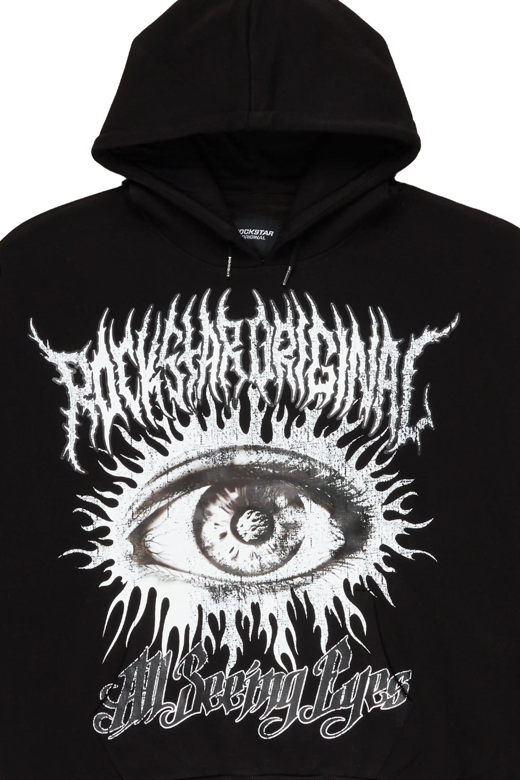 Cionna Black Oversized Hoodie Female Product Image
