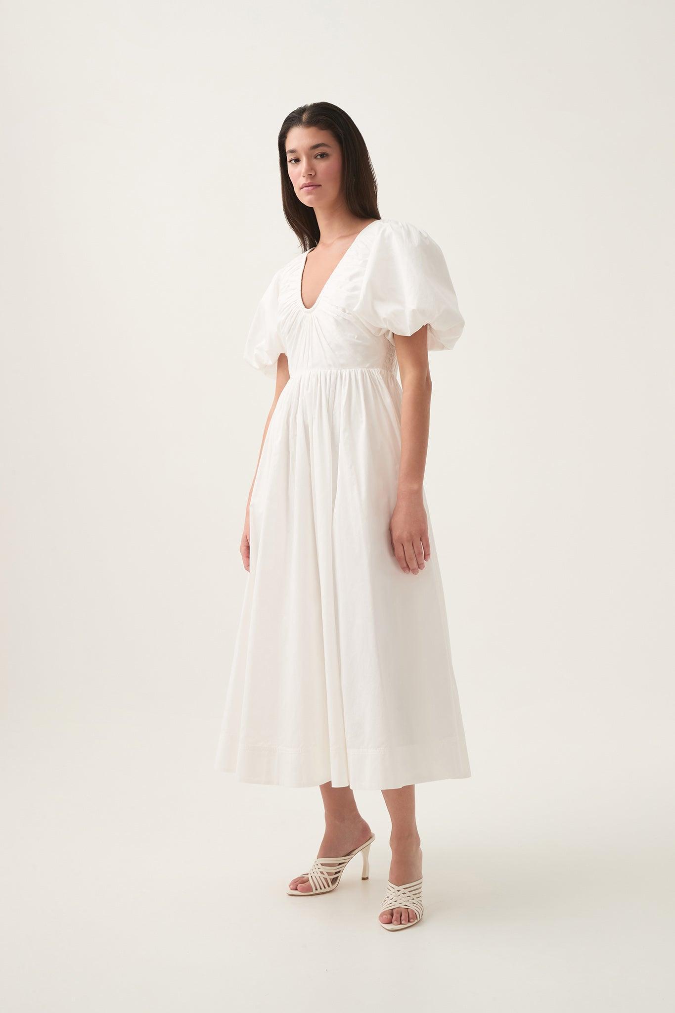 Mariel Trapeze Midi Dress Product Image