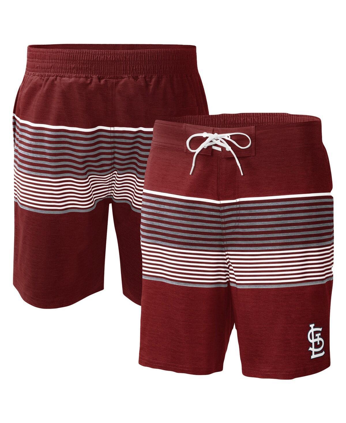 Men's G-III Sports by Carl Banks  Red St. Louis Cardinals Coastline Volley Swim Shorts, Size: Small Product Image