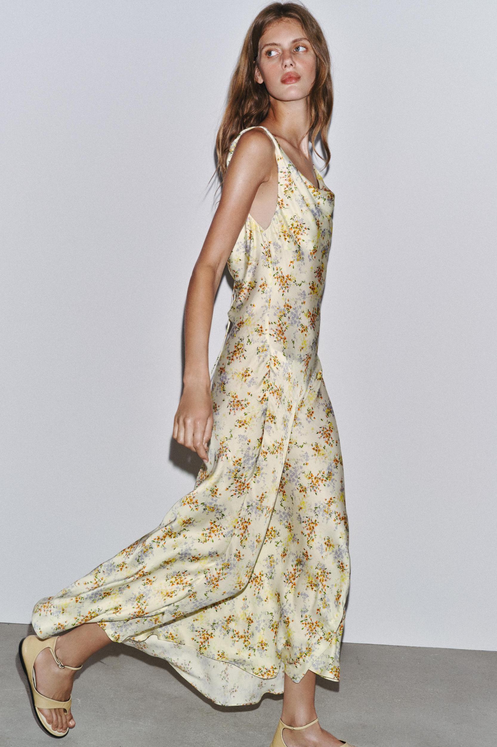 ZW COLLECTION PRINTED SATIN DRESS Product Image