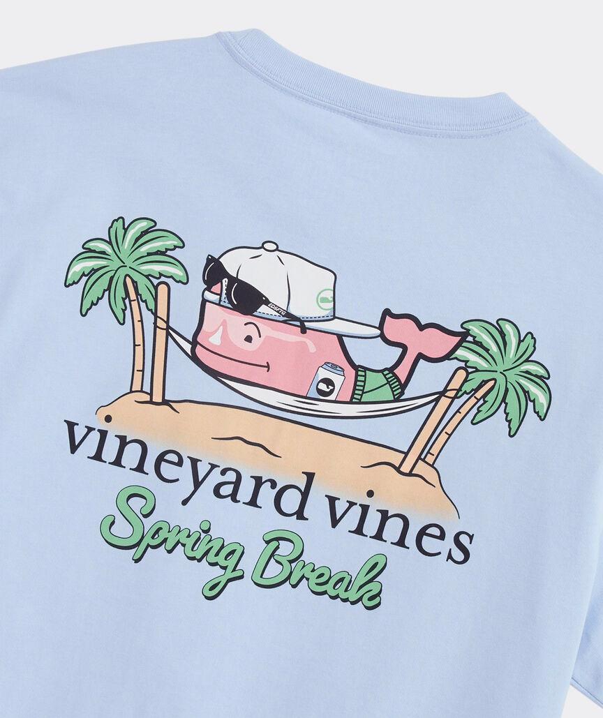 Spring Break Hammock Whale Short-Sleeve Pocket Tee Product Image