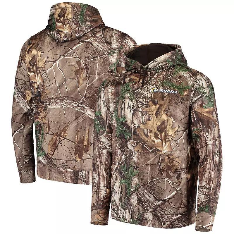 Mens Dunbrooke Realtree Camo Los Angeles Rams Circle Champion Tech Fleece Pullover Hoodie Product Image