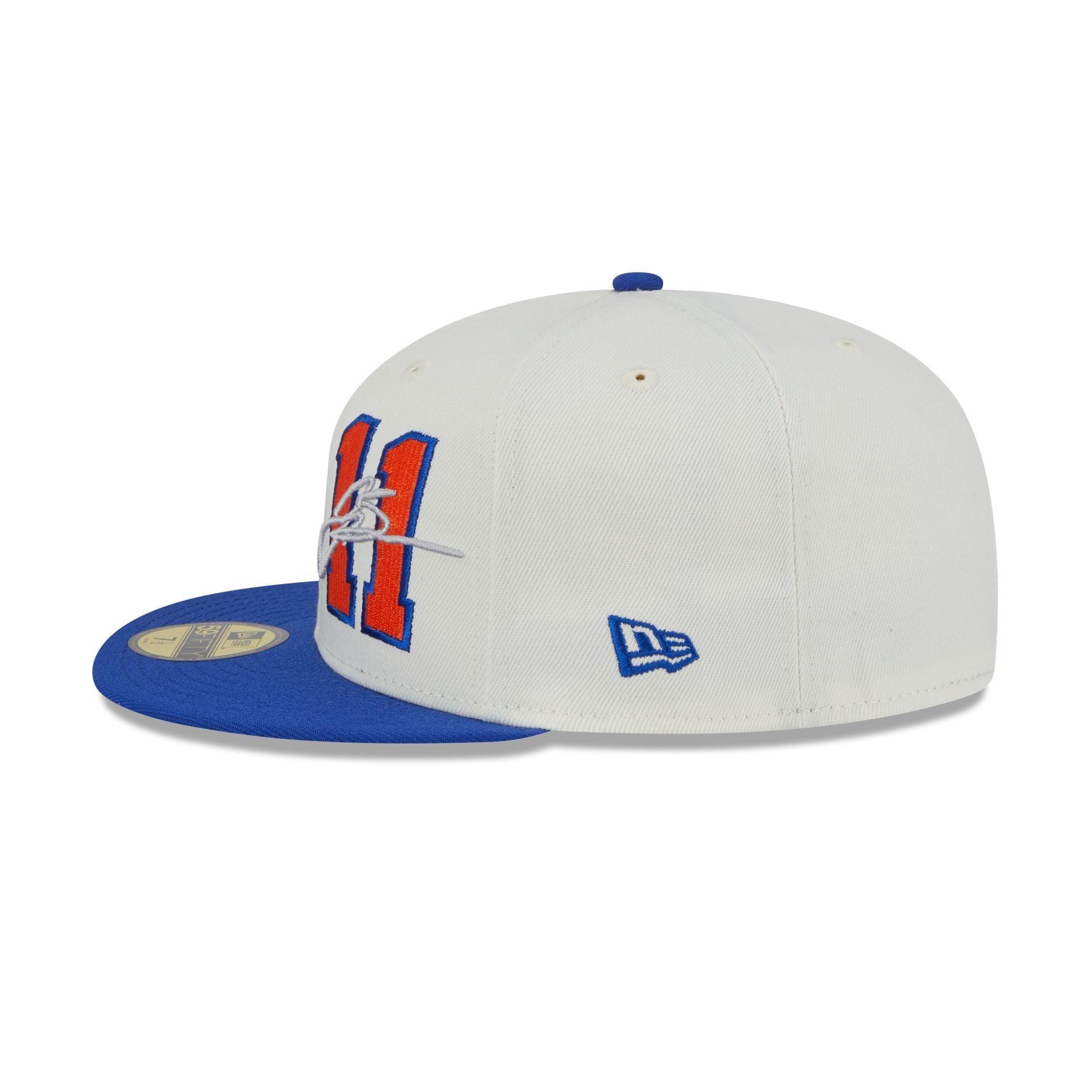 New York Knicks Jalen Brunson Chrome White 59FIFTY Fitted Hat Male Product Image