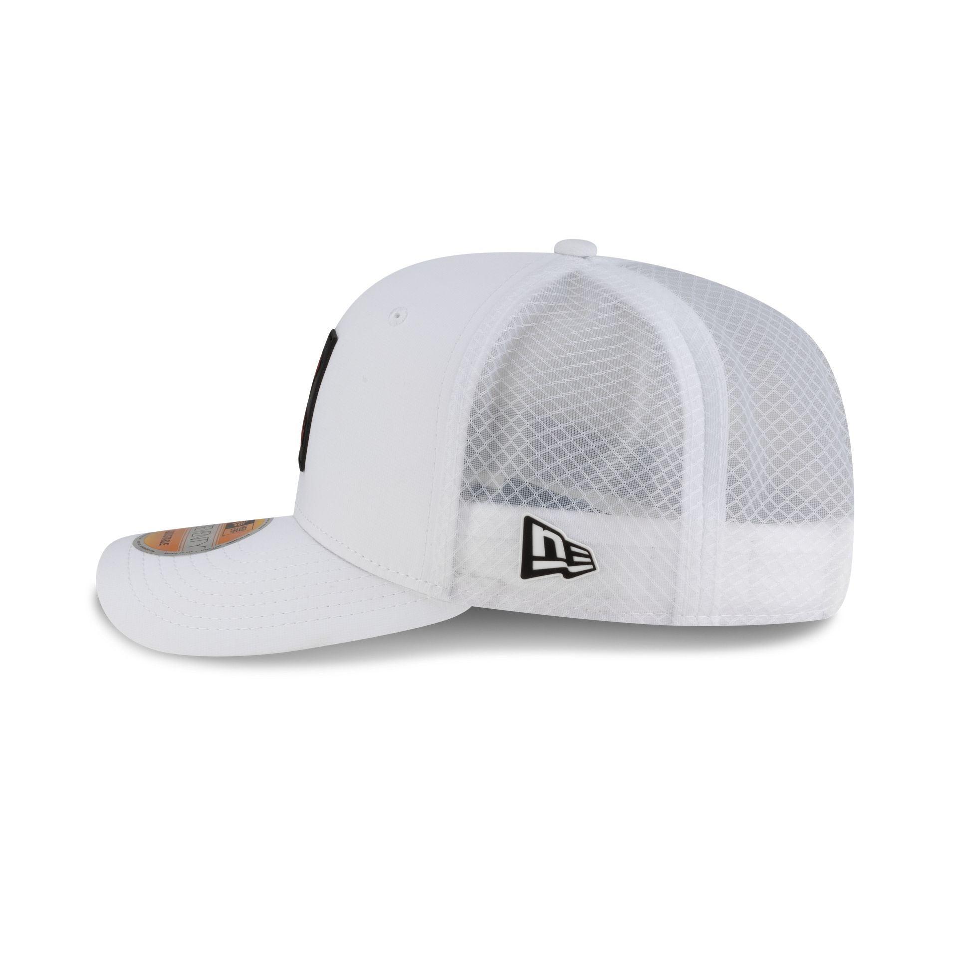 Atlanta Falcons 2025 Sideline Hot Weather White 9SEVENTY Trucker Hat Male Product Image