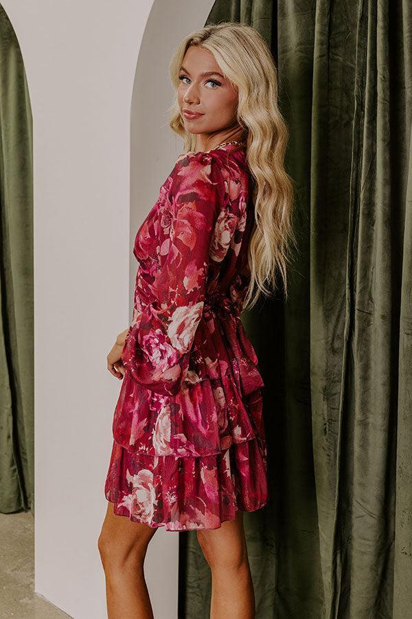 Date Night Dreaming Floral Mini Dress Product Image