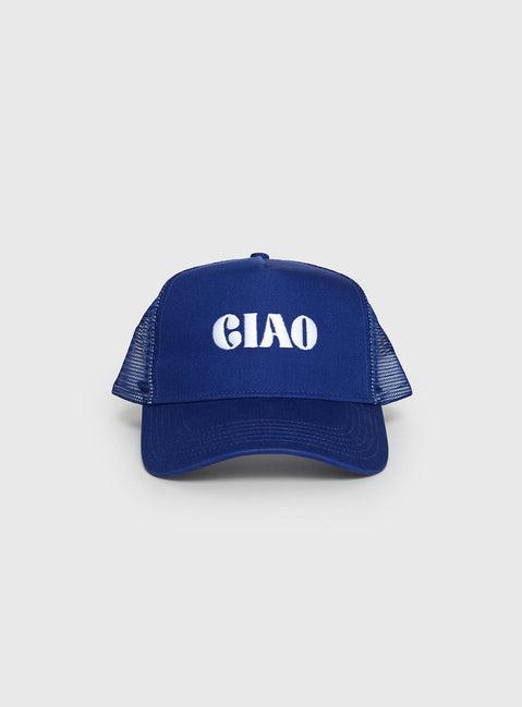 Ciao Trucker Hat Blue / White Product Image