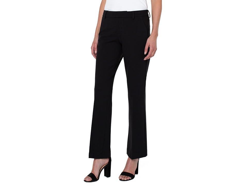 Liverpool Los Angeles Petite Kelsey Knit Flare Trousers 29 Women's Casual Pants Product Image