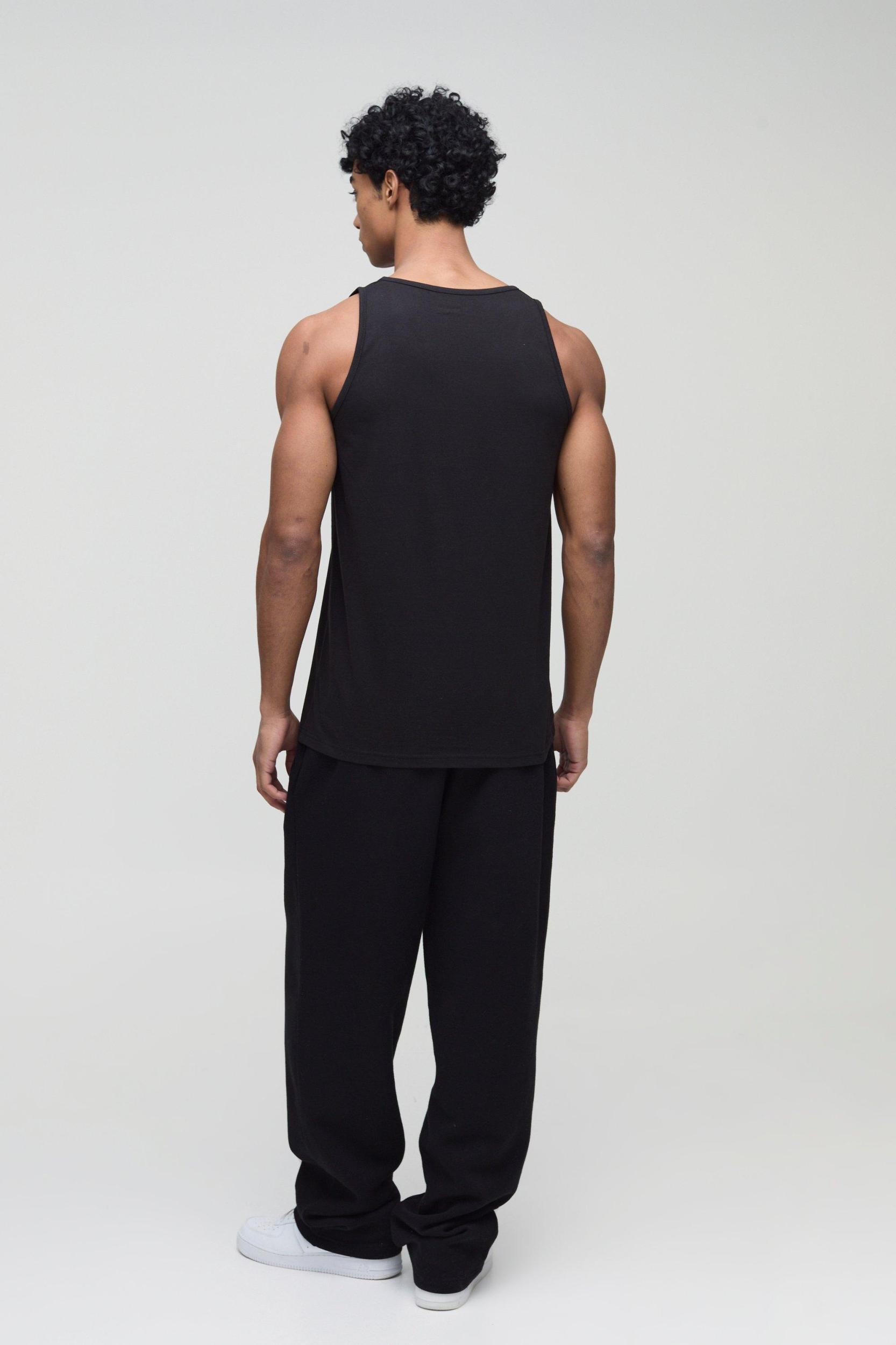 Basic Regular Fit Undershirt | boohooMAN USA Product Image