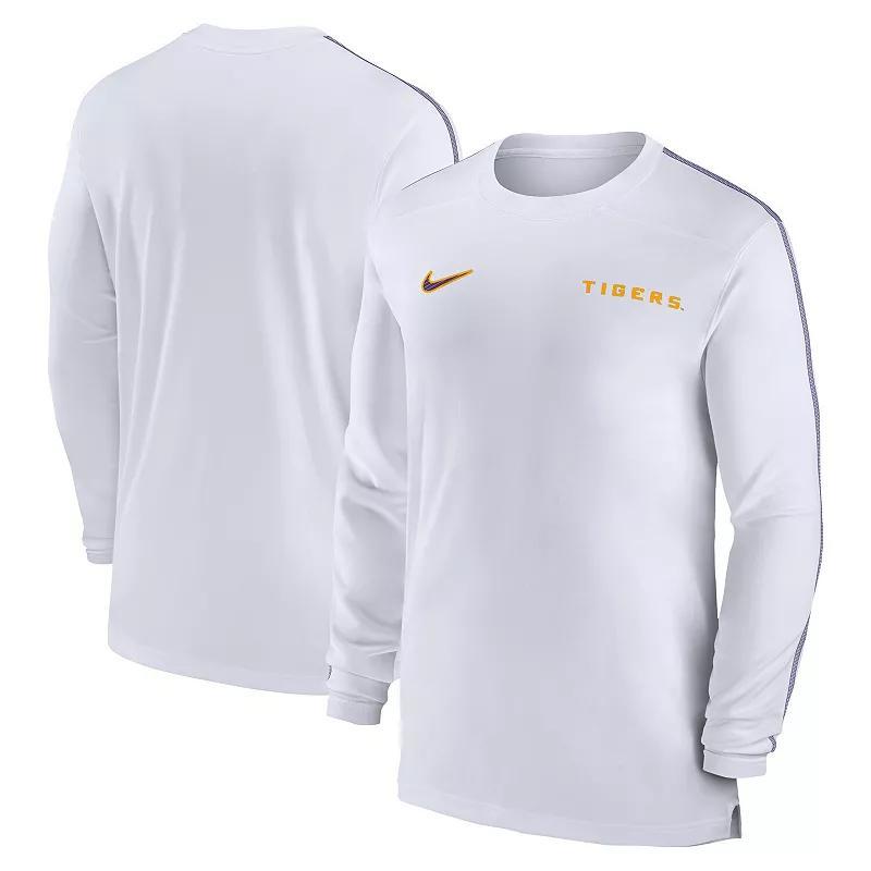 Men's Nike Tennessee Orange Tennessee Volunteers 2024 Sideline Coach UV Performance Long Sleeve T-Shirt, Size: Medium Product Image