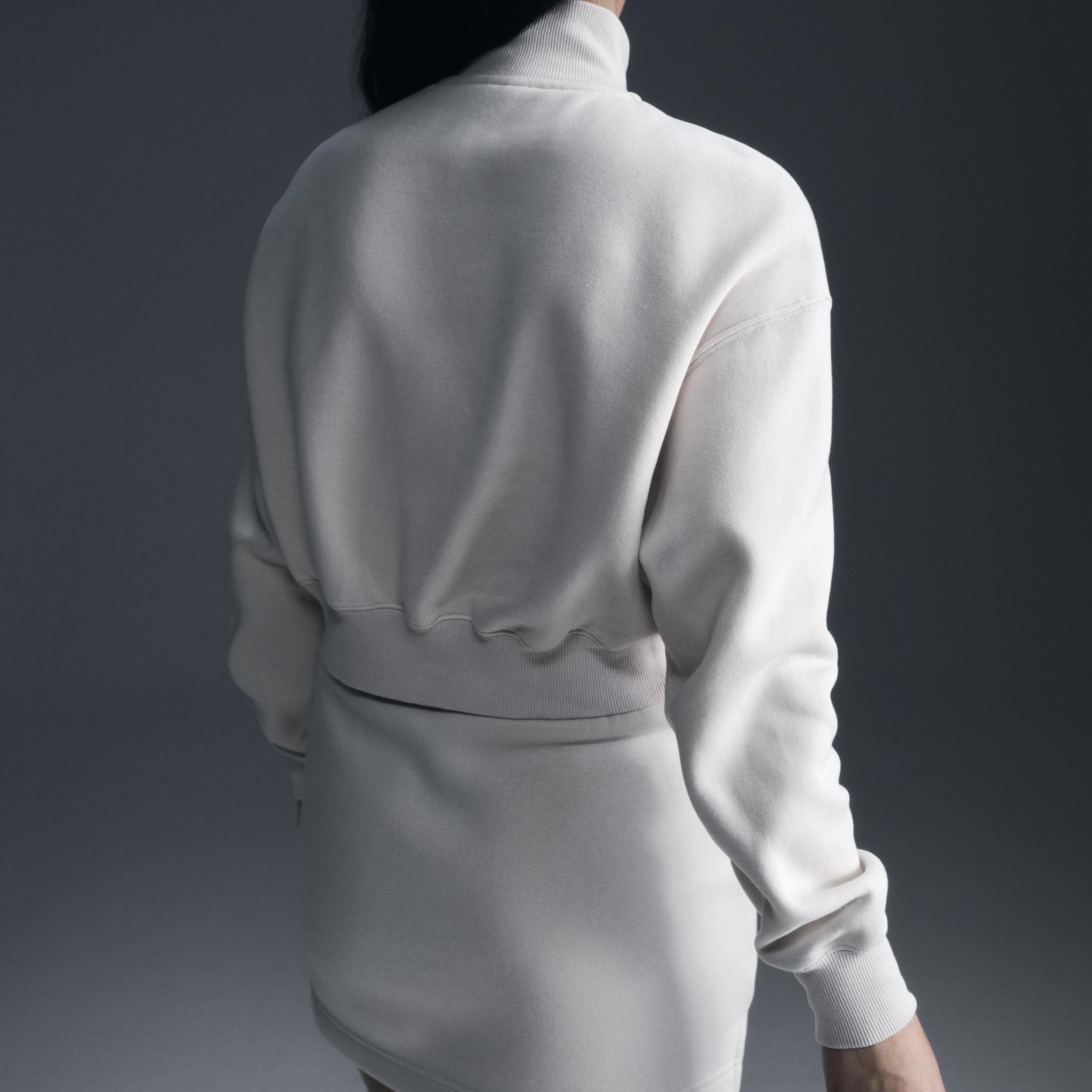Nike Sportswear Phoenix Fleece Women's 1/4-Zip Cropped Sweatshirt Product Image