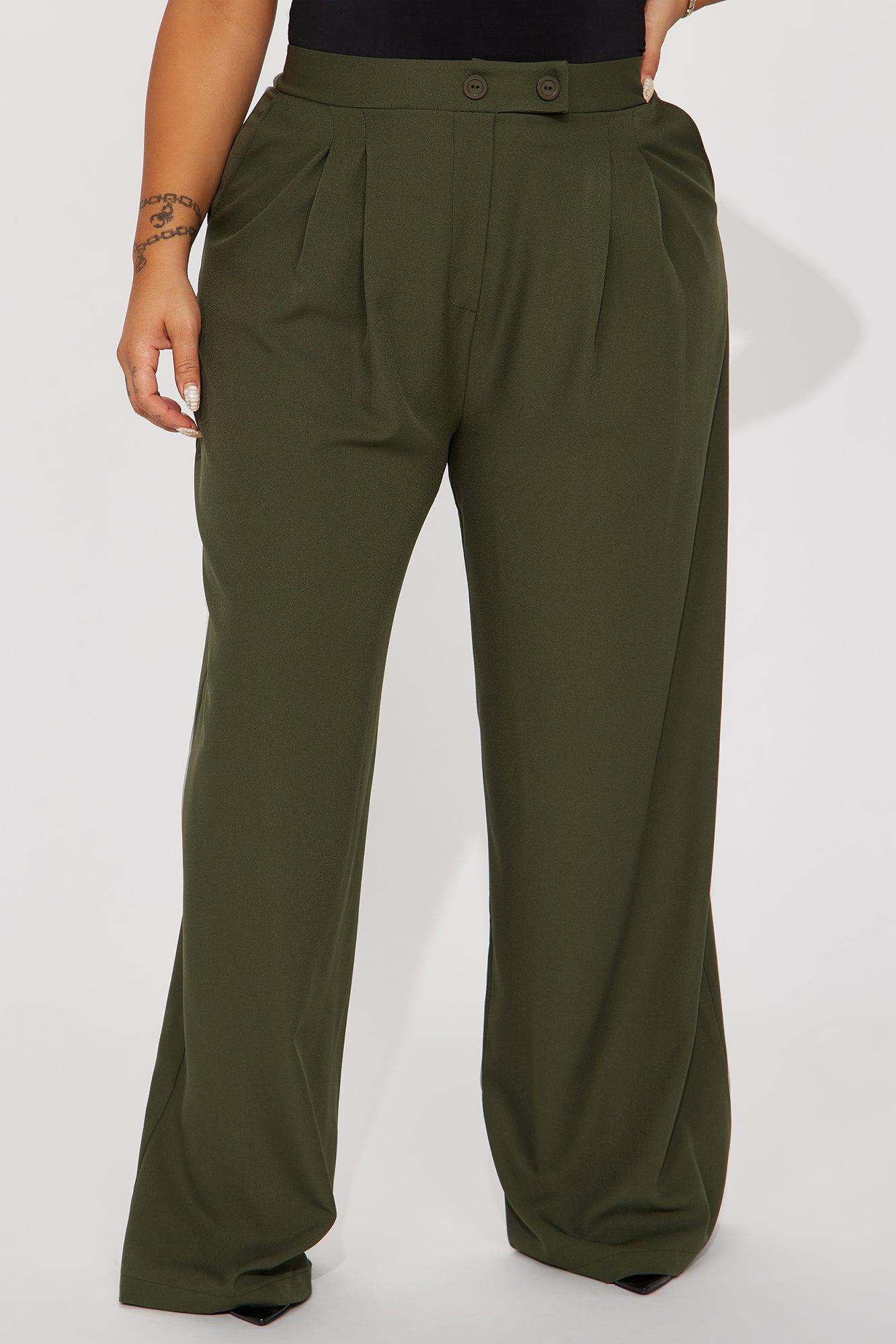 Feeling Focused Trouser - Olive Product Image