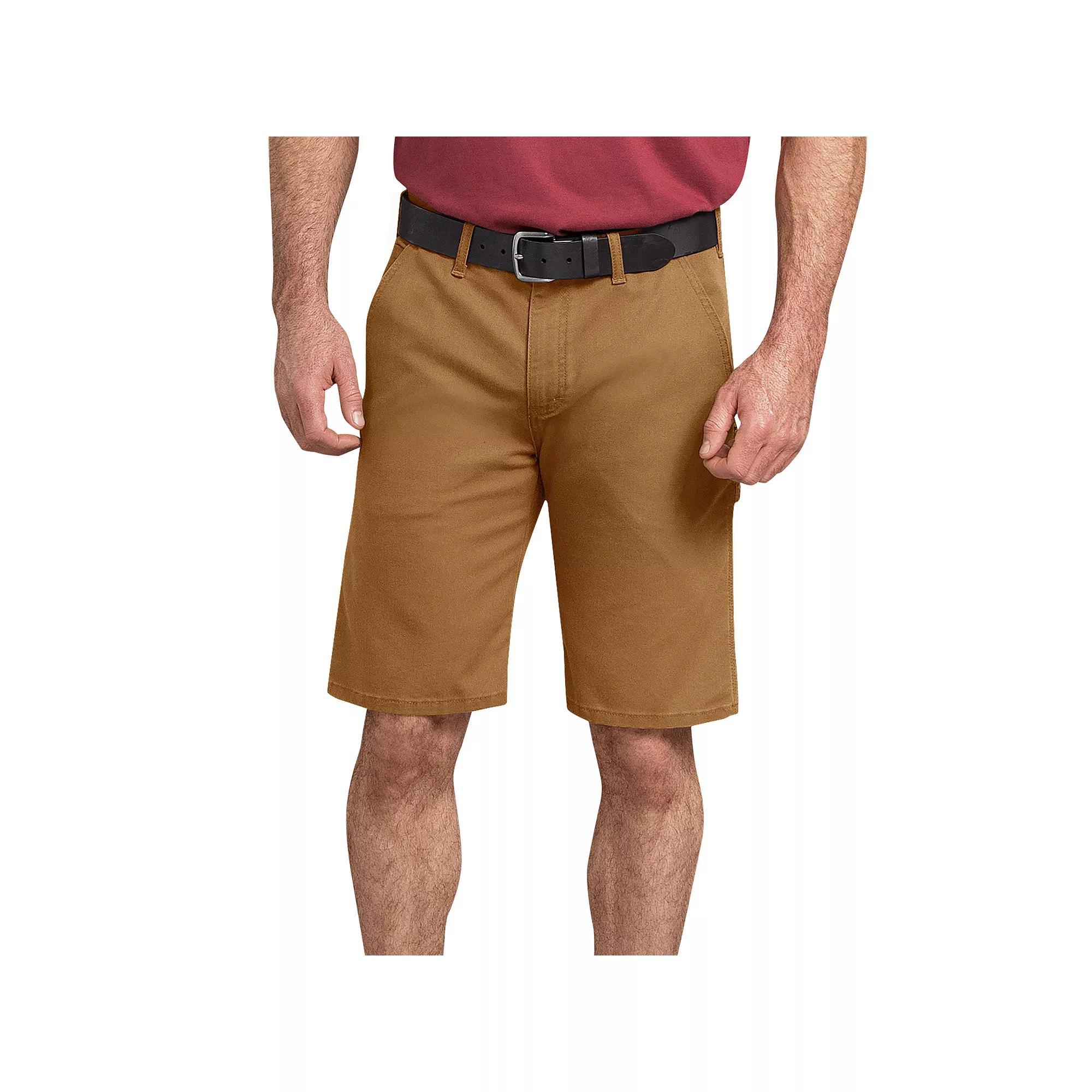 Men's Dickies TOUGH MAX Duck Carpenter Shorts, Size: 40, New Brown Product Image