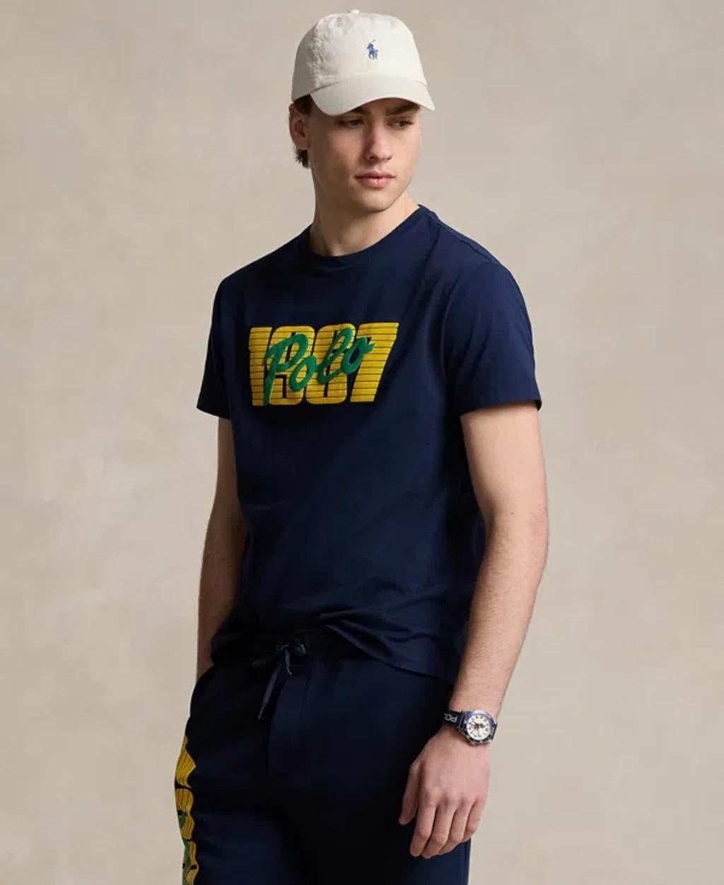 Mens Logo Cotton T-Shirt Product Image