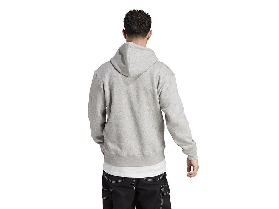 adidas ALL SZN Fleece Hoodie Black S Mens Product Image