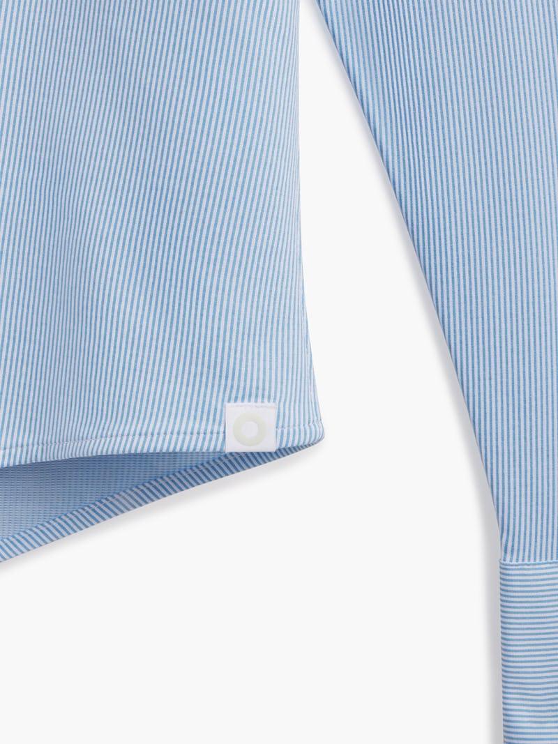 Men's Hybrid Button-Down - Blue Stripe Product Image