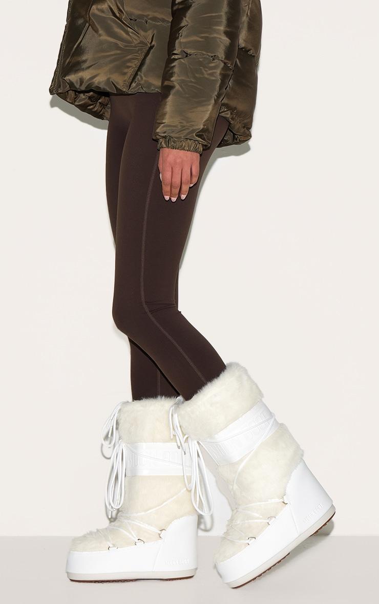 MOON BOOT White Icon Faux Fur Product Image