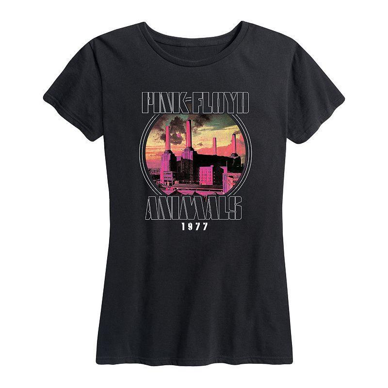 Womens Pink Floyd Animals Graphic Tee, Girls Product Image