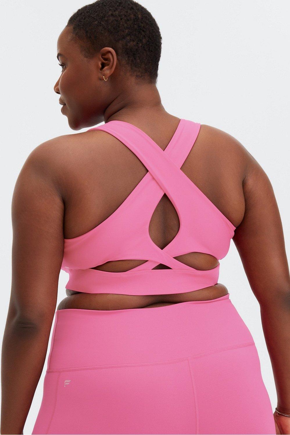 Fabletics No-Bounce Sports Bra Womens pink Size XS Product Image