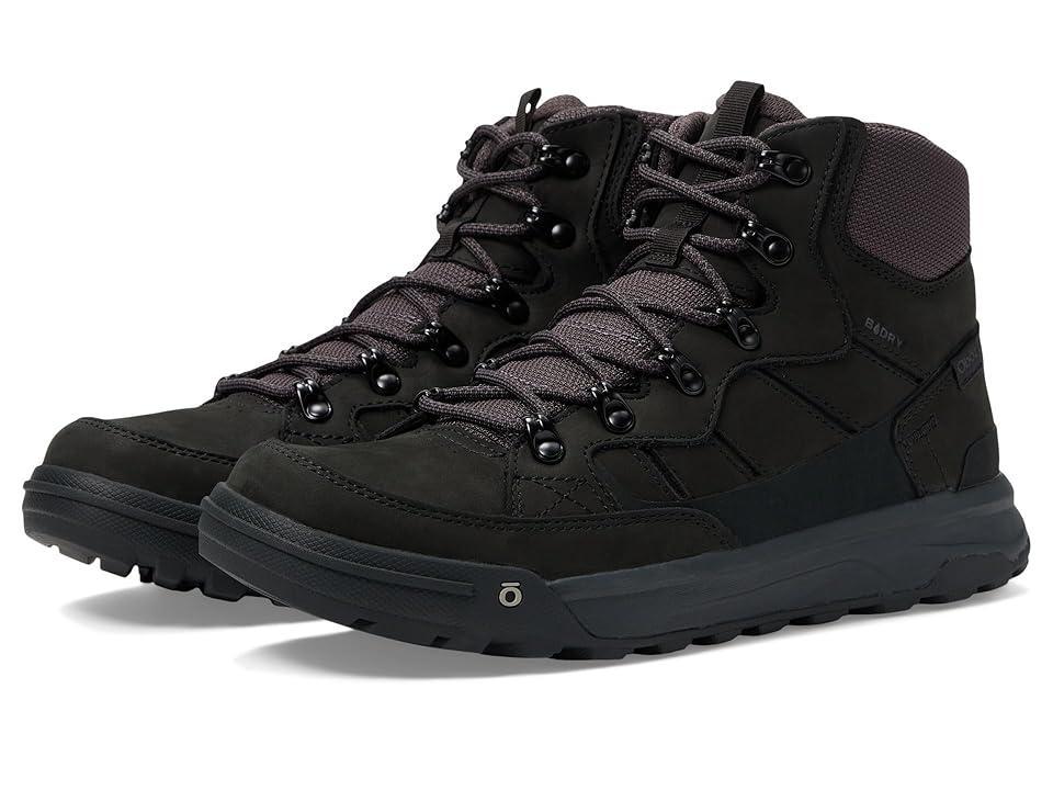 Oboz Burke Mid Leather B-Dry (Grizzly) Men's Shoes Product Image