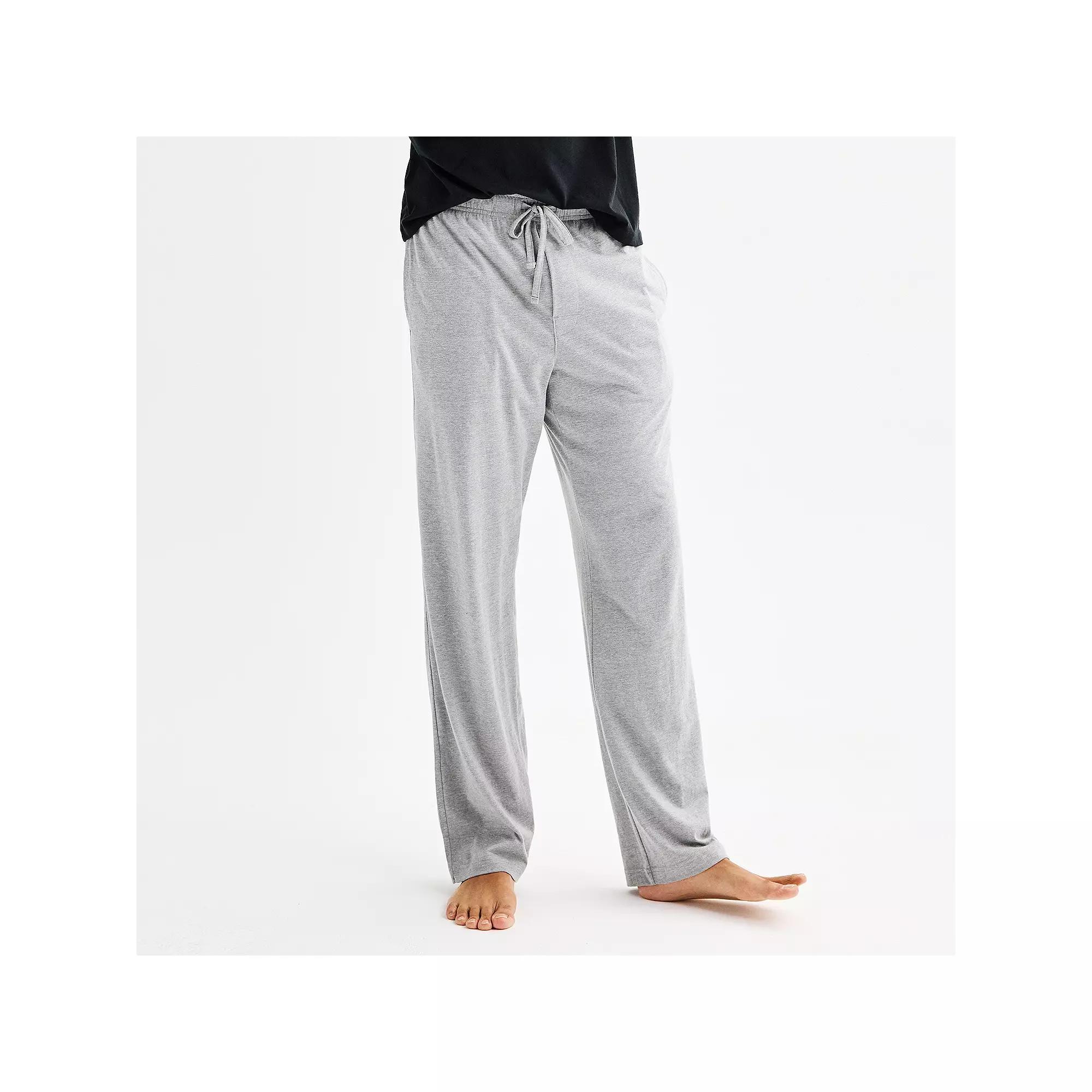 Men's Sonoma Goods For Life® Essential Knit Pajama Pants, Size: Large, Mineral Grey Product Image