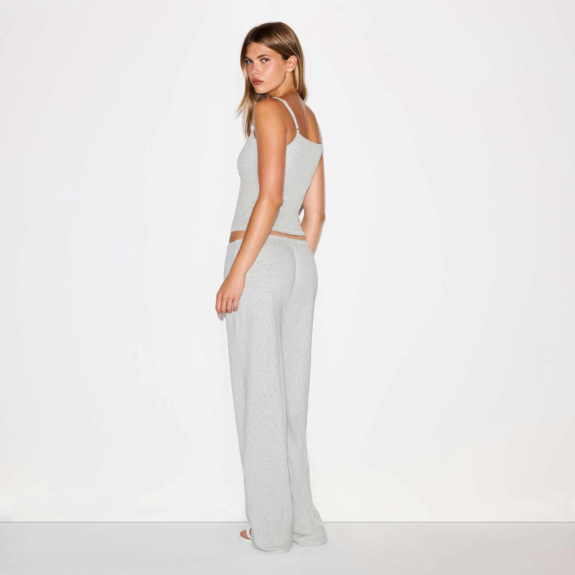 HEAVY POINTELLE SHORT | LIGHT HEATHER GREY Product Image