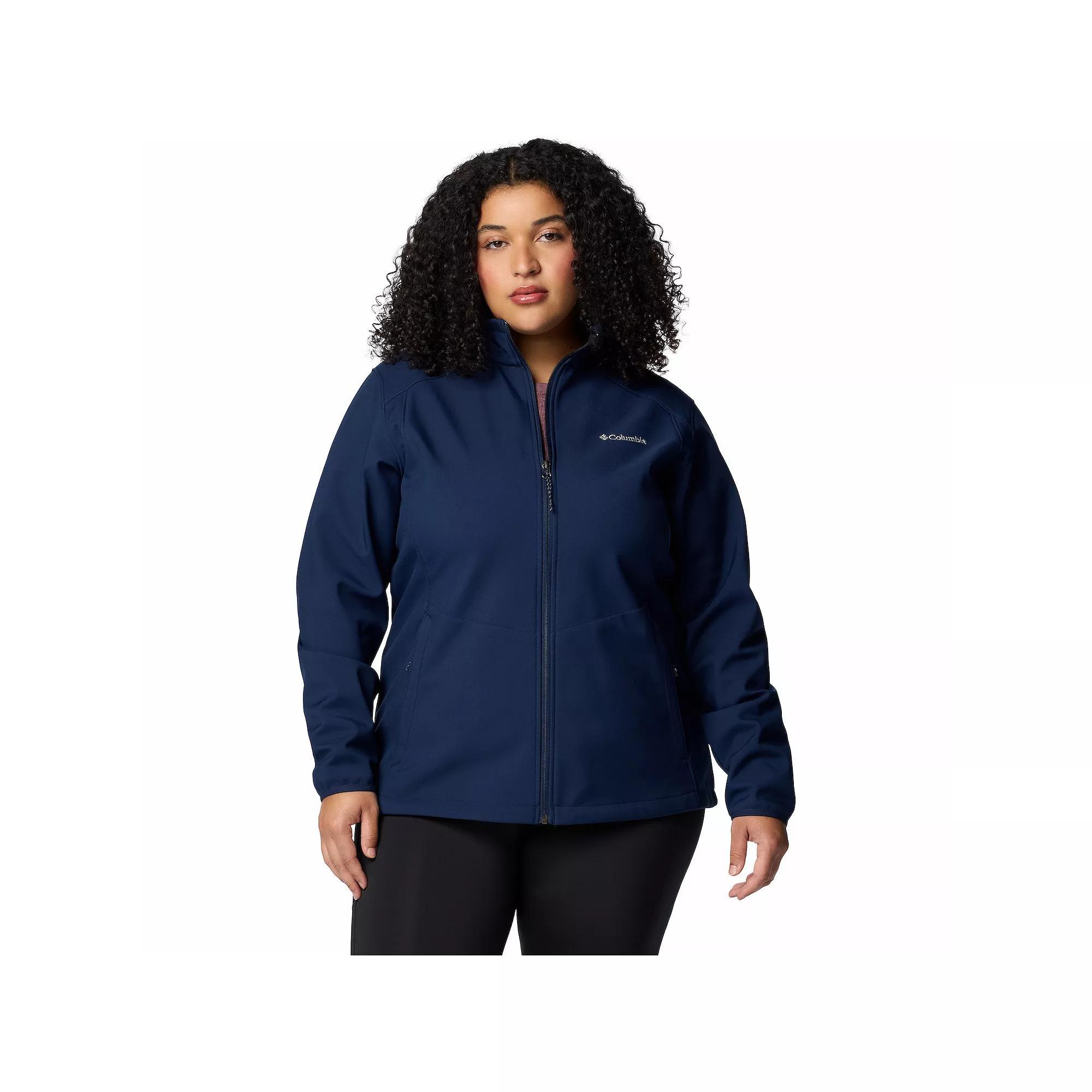Plus Size Columbia Kruser Ridge III Softshell Jacket, Women's, Size: 3XL, Collegiate Blue Product Image