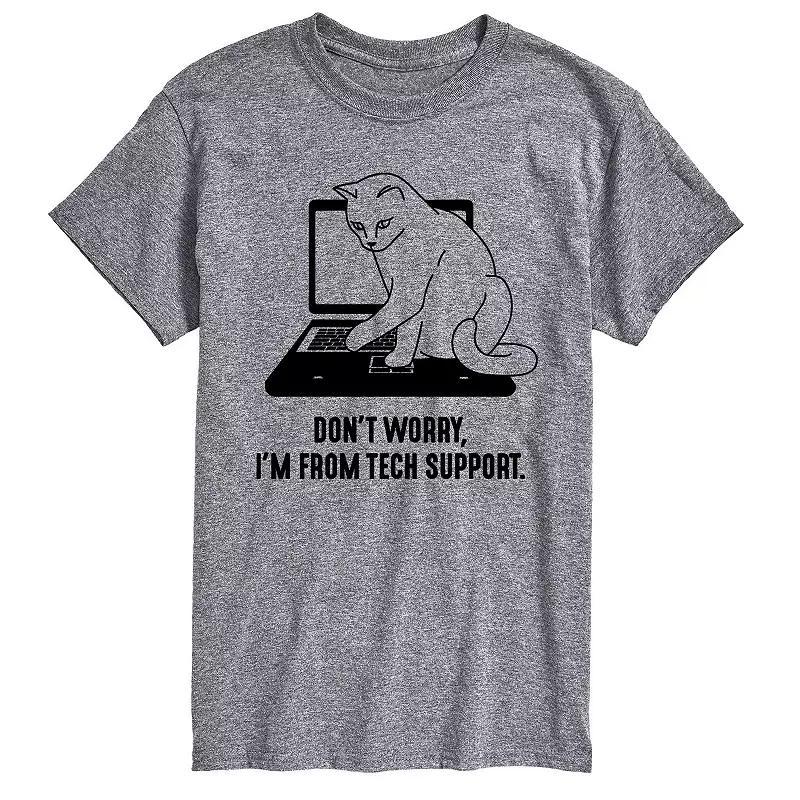 Big & Tall Im From Tech Support Tee, Mens Product Image