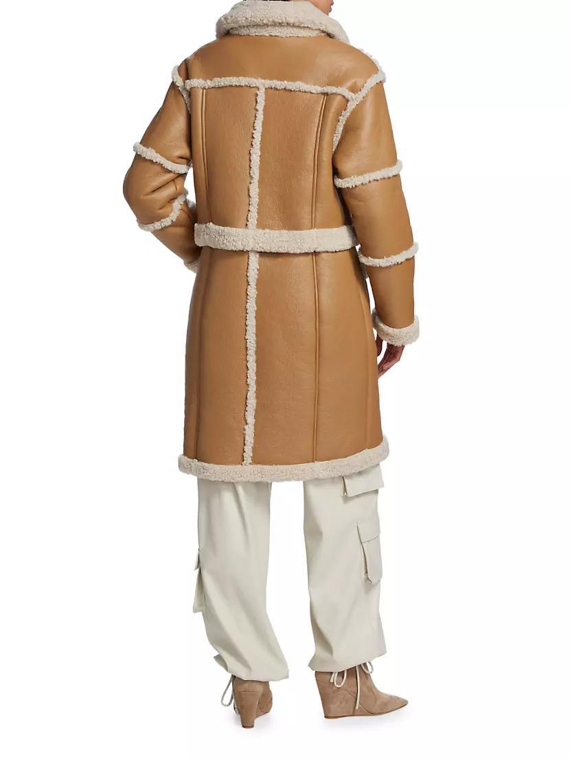 Mariane Faux-Shearling Trimmed Coat Product Image